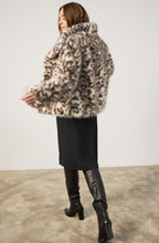Vanilla Ice Faux Fur Leopard Print Jacket