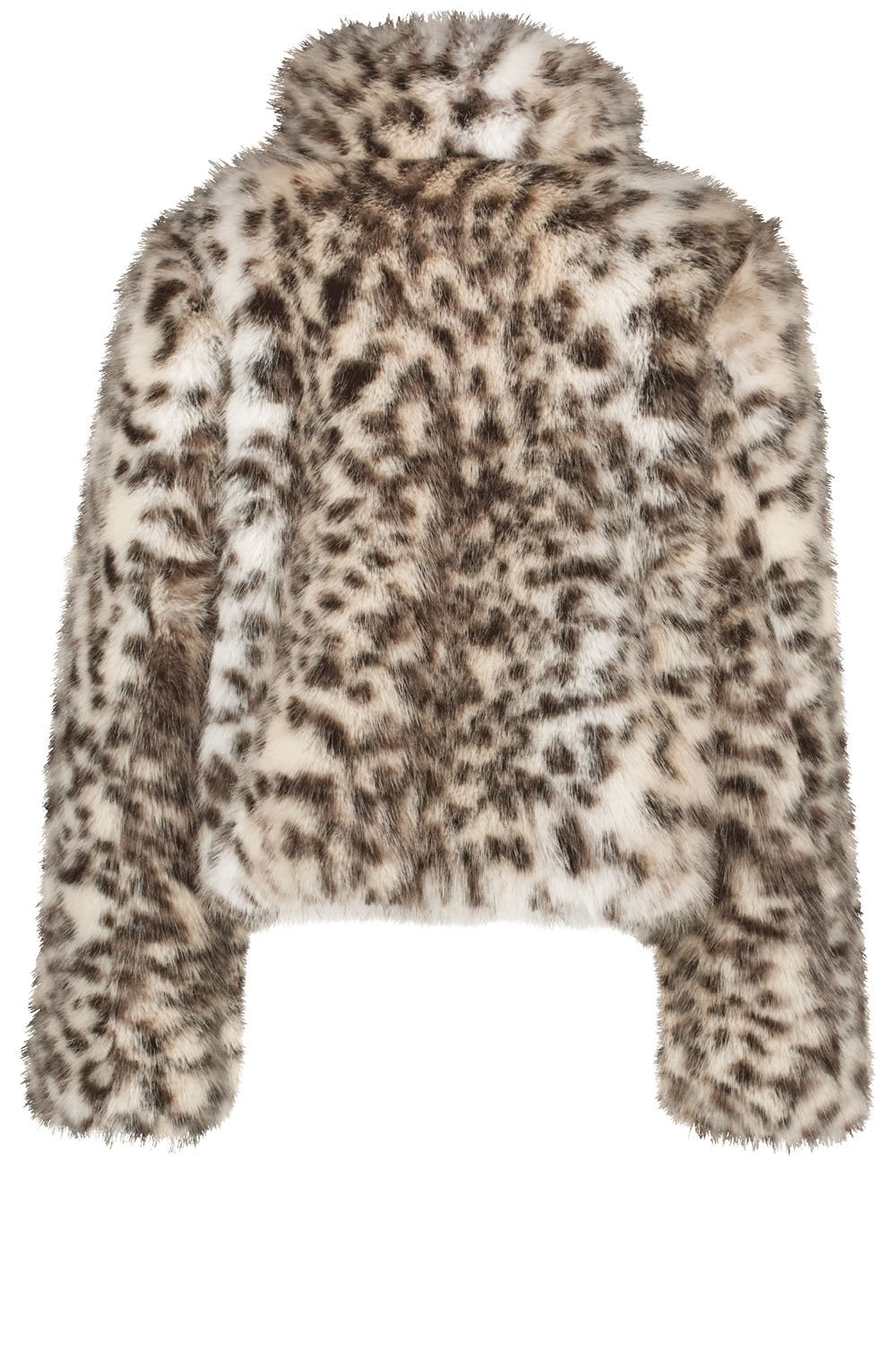 Vanilla Ice Faux Fur Leopard Print Jacket