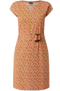 Vibrant Lemon Patterned Dress