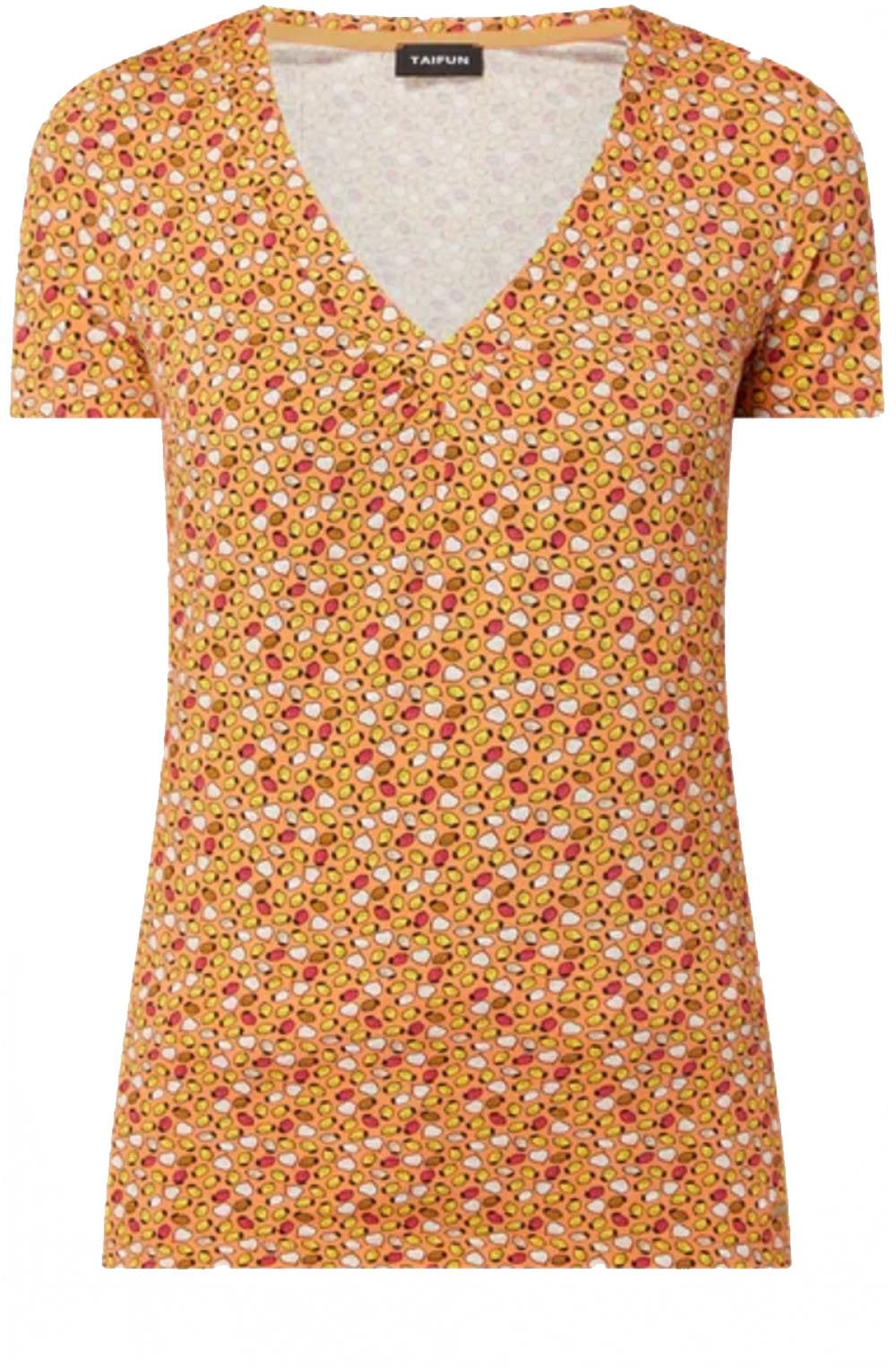 Vibrant Lemon Patterned T Shirt