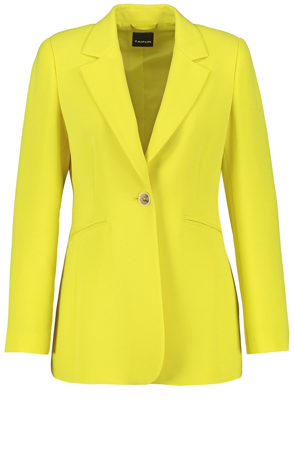Vibrant Lime Long Line Tailored Blazer
