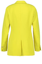 Vibrant Lime Long Line Tailored Blazer