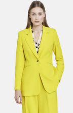 Vibrant Lime Long Line Tailored Blazer