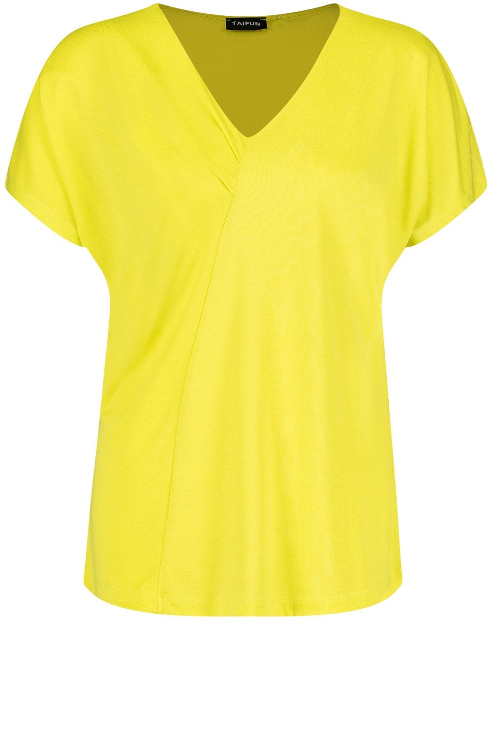 Vibrant Lime Pleated Detail Top