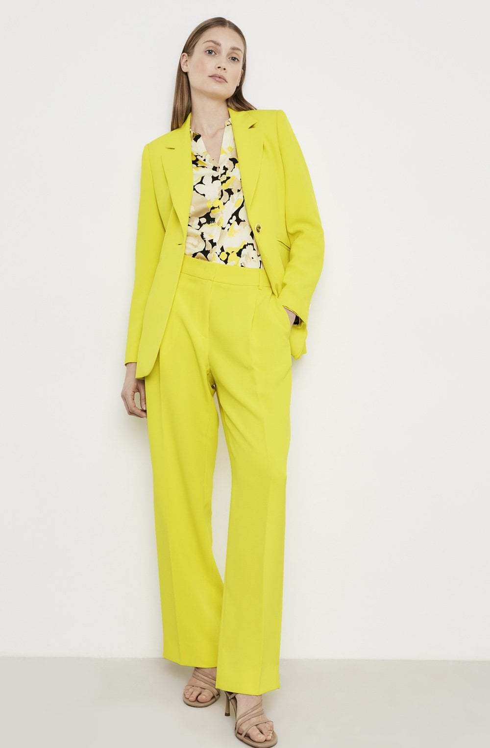 Vibrant Lime Tailored Trousers