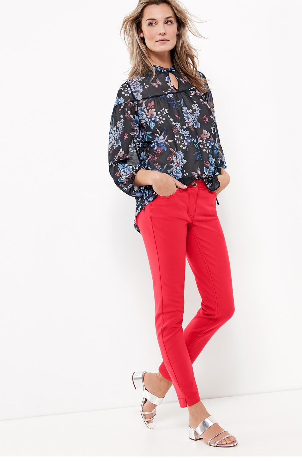 Vibrant Pink Slim Fit Jeans