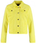 Vibrant Yellow Denim Jacket