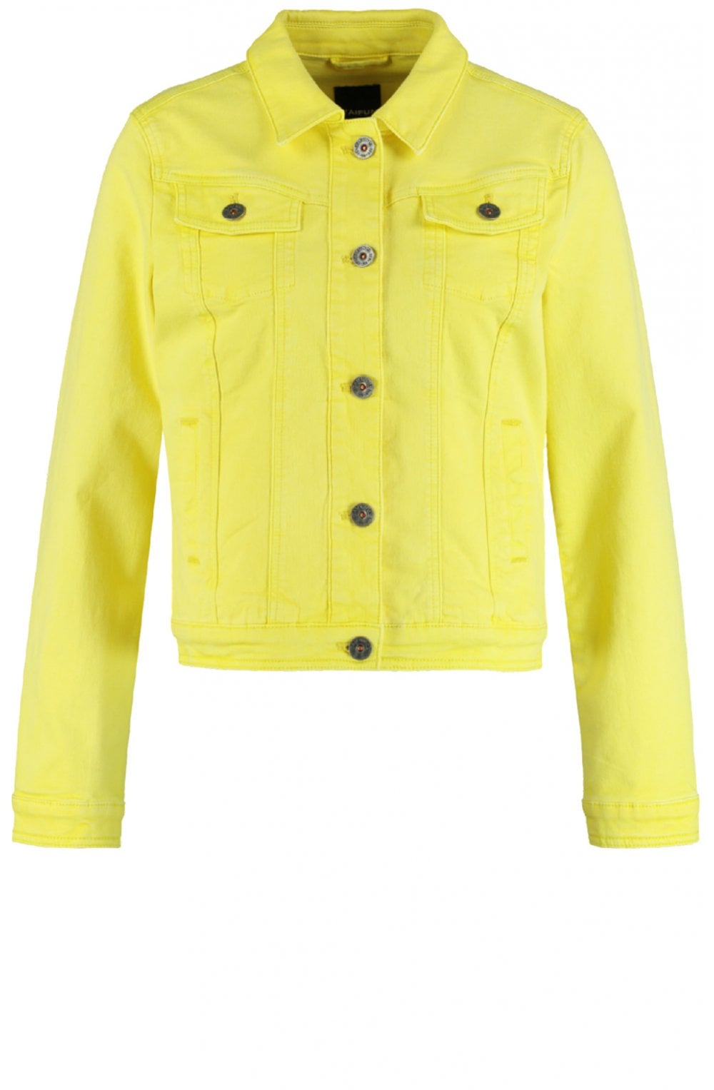 Vibrant Yellow Denim Jacket
