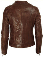 Vintage Tan Leather Jacket
