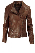 Vintage Tan Leather Jacket
