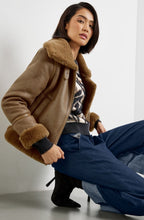 Warm Chocolate Maroon Faux Fur Flying Jacket