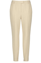 Warm Sand Length Slim Leg Trousers