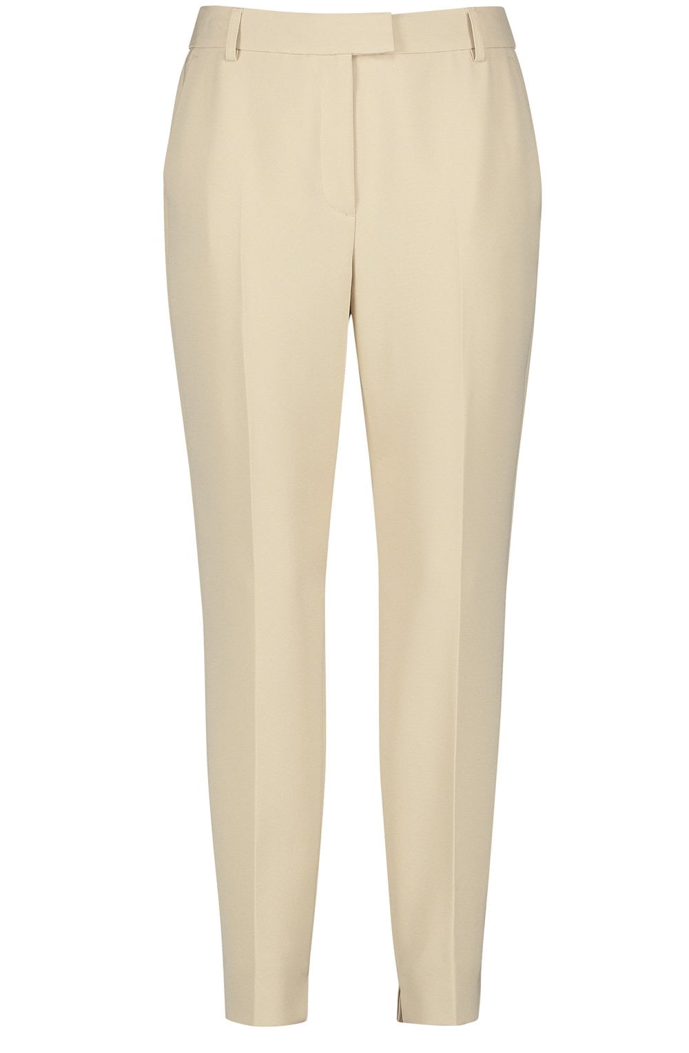 Warm Sand Length Slim Leg Trousers