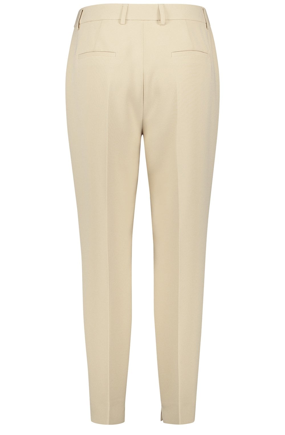 Warm Sand Length Slim Leg Trousers