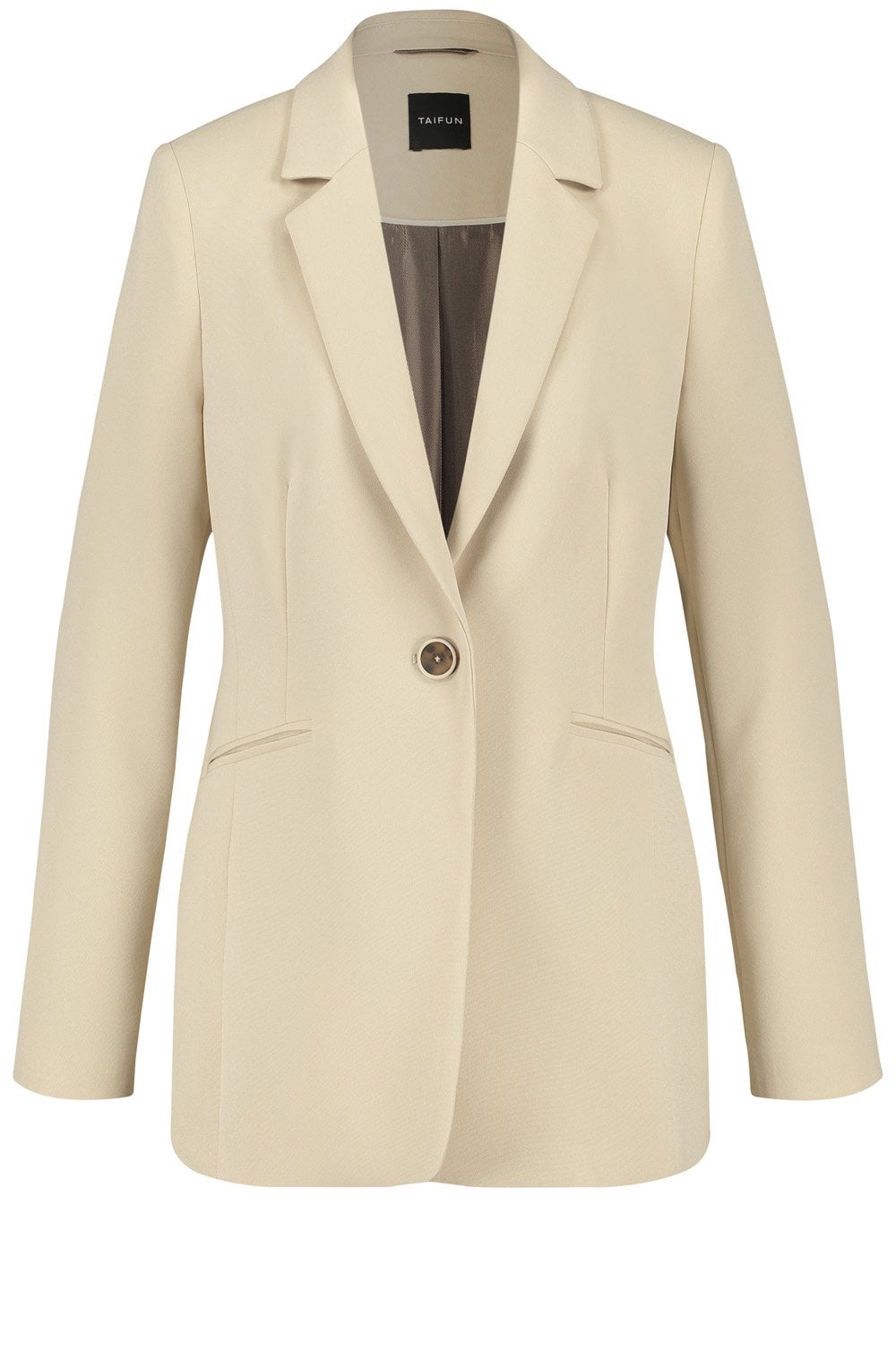 Warm Sand Fitted Blazer