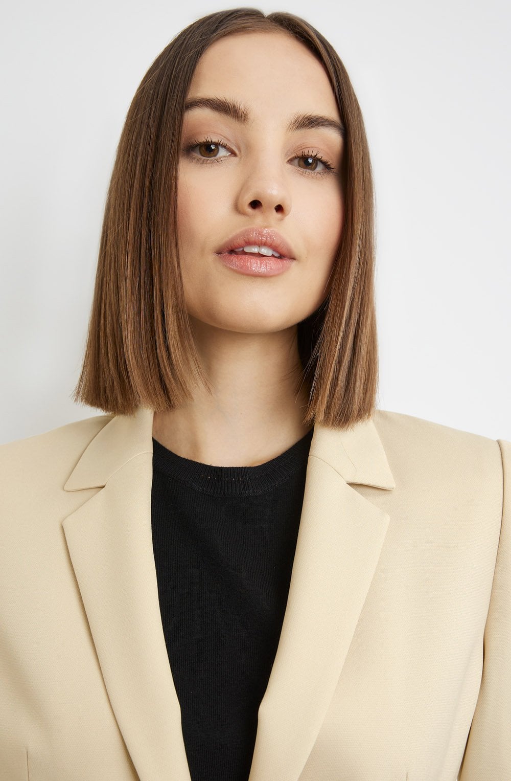 Warm Sand Fitted Blazer