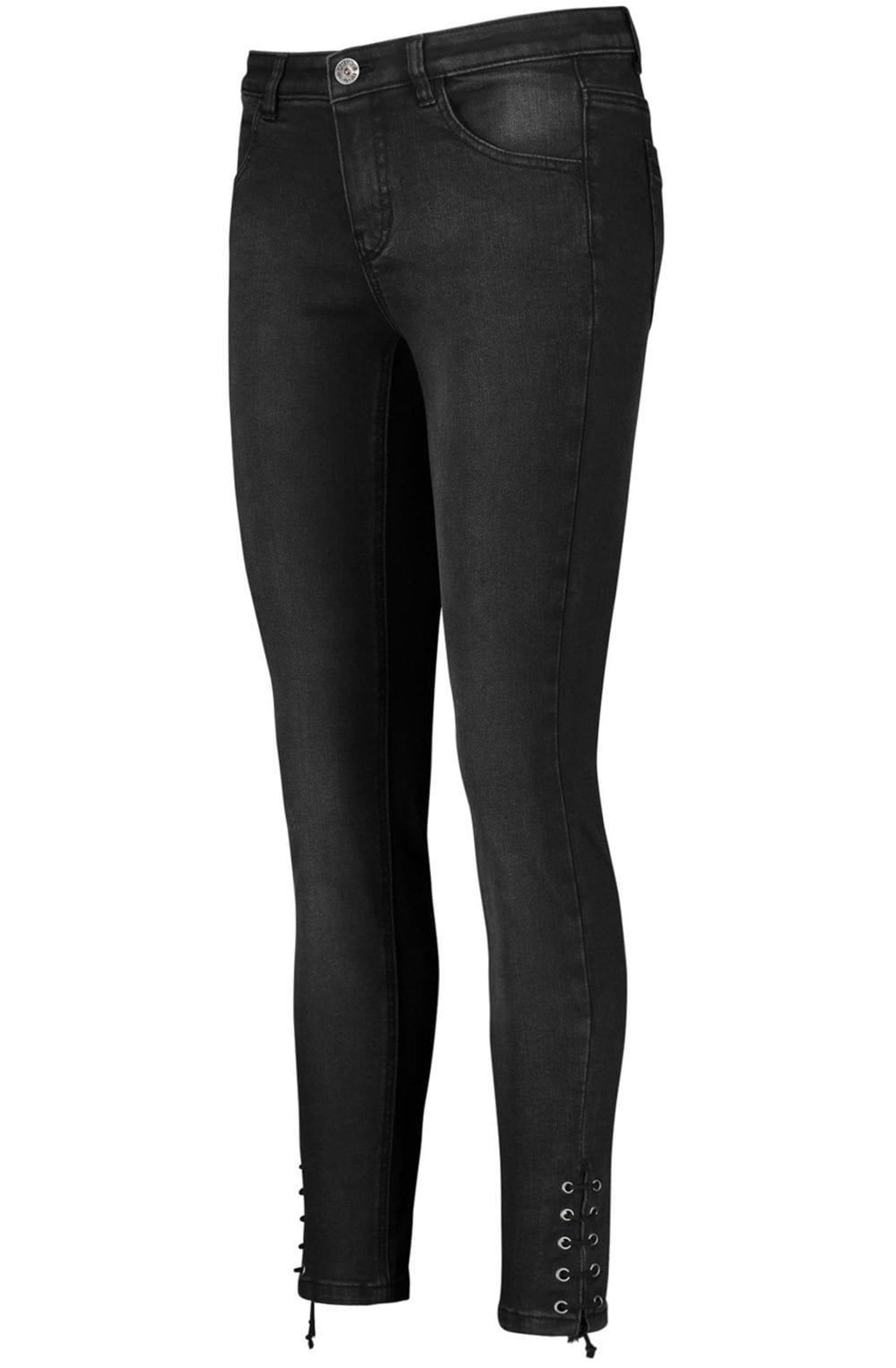 Washed Black Skinny Jeans