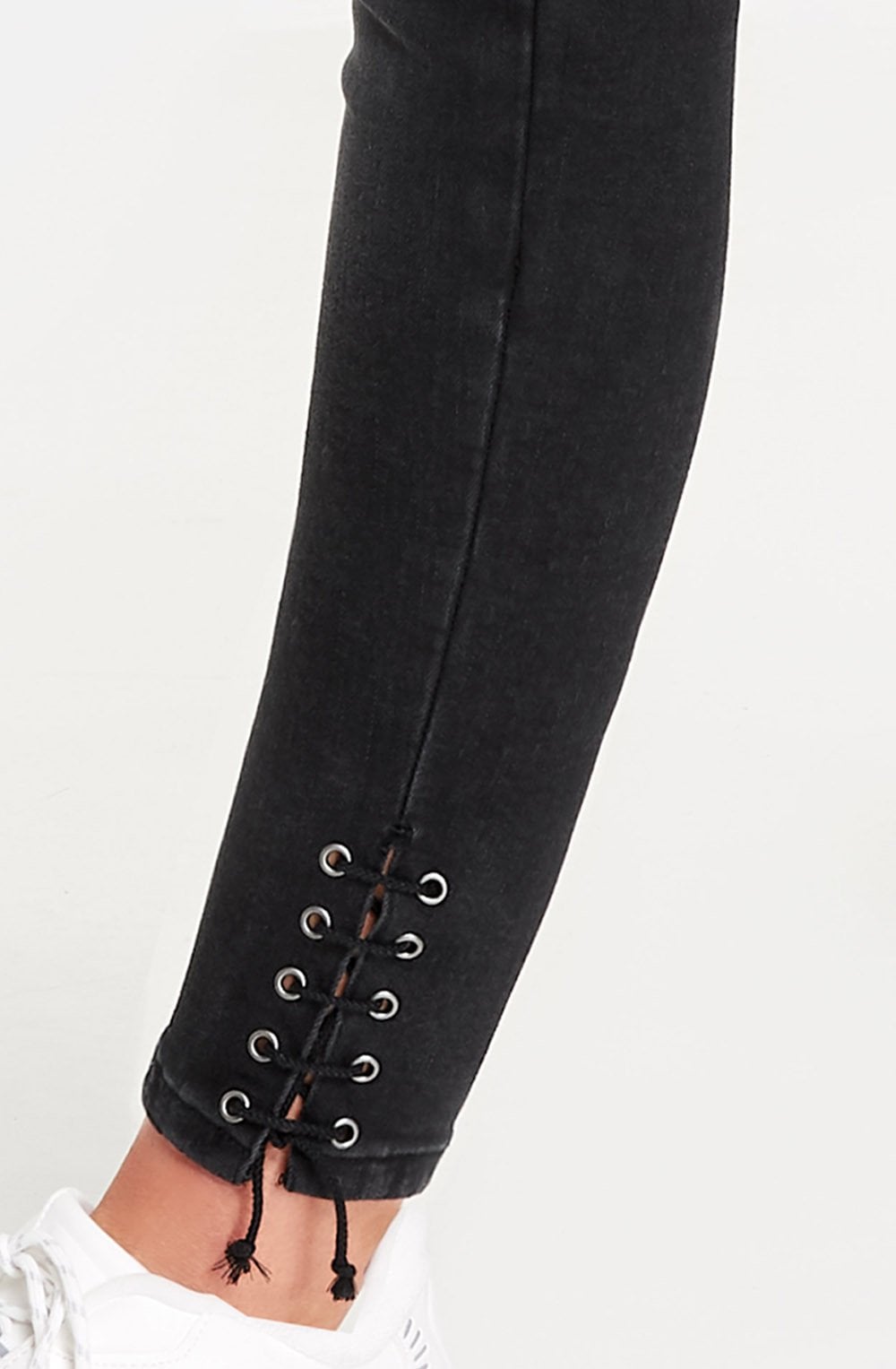 Washed Black Skinny Jeans