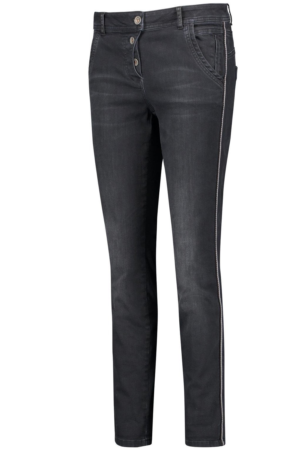 Washed Blue Boyfriend Jeans