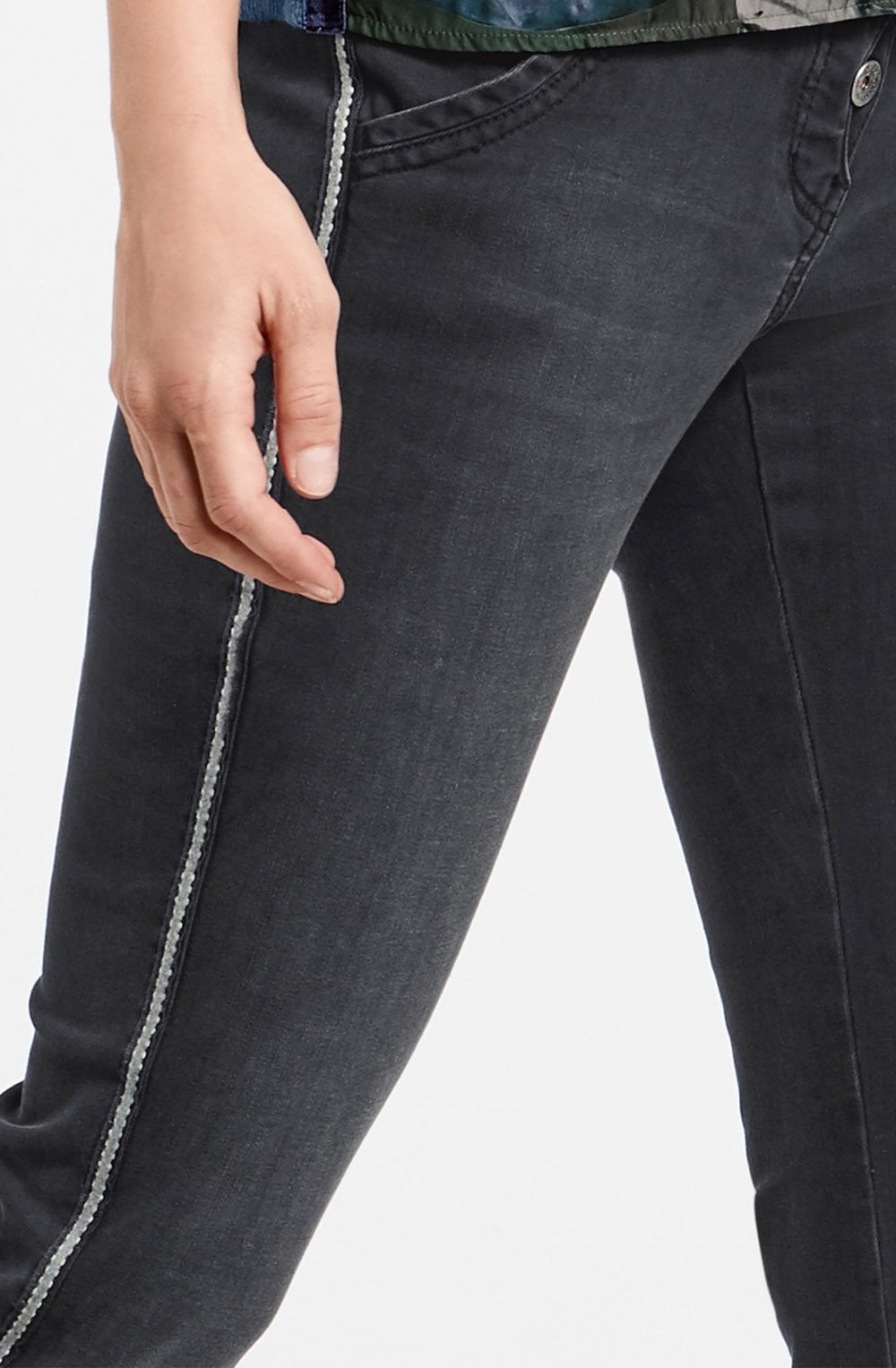 Washed Blue Boyfriend Jeans