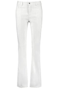 White Bootcut Jeans