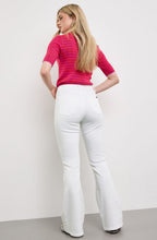 White Bootcut Jeans