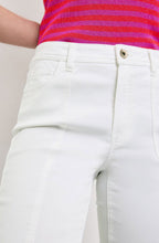 White Bootcut Jeans
