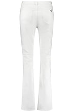 White Bootcut Jeans