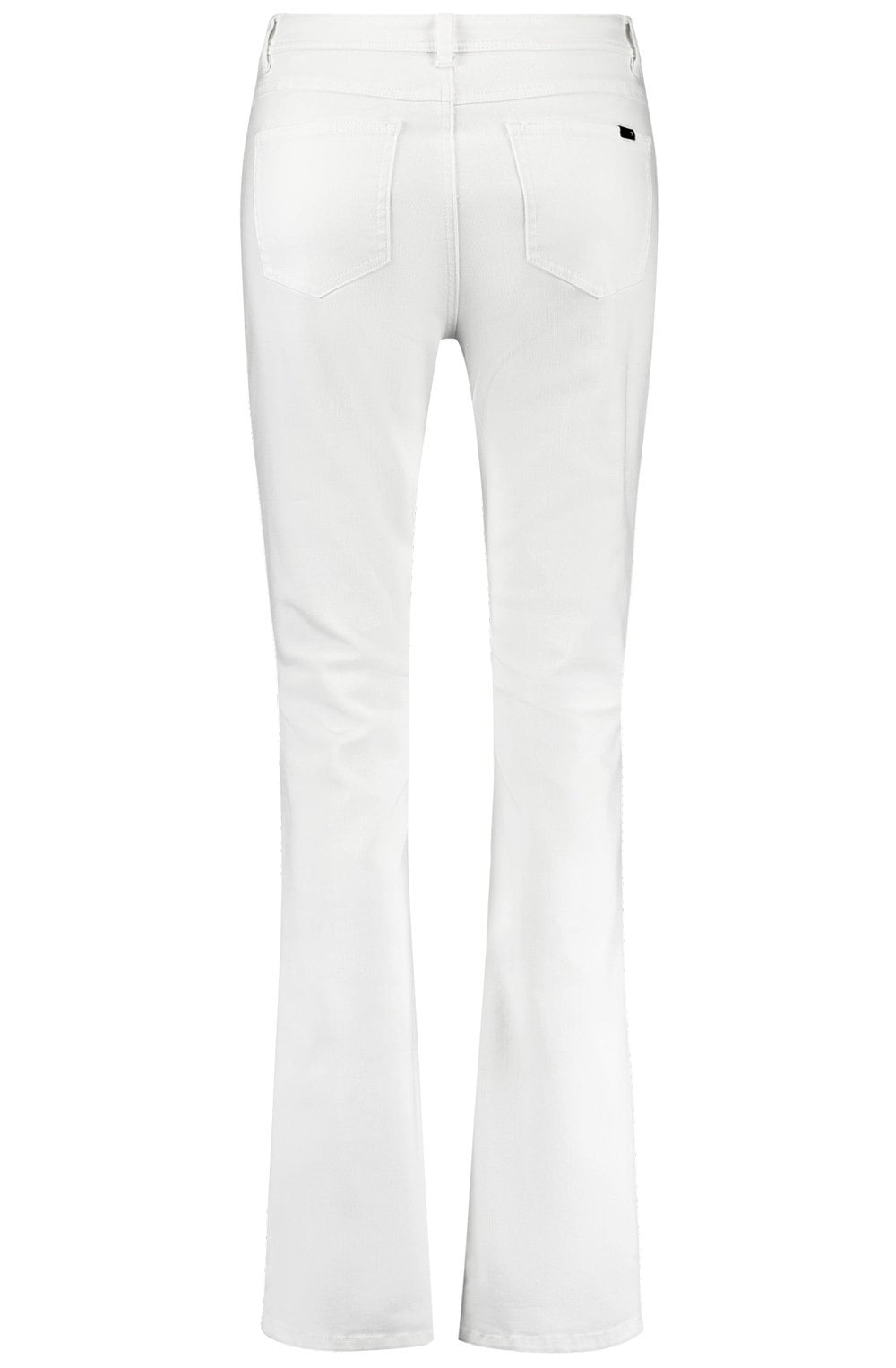 White Bootcut Jeans