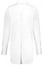White Oversized Shirt Style Blouse