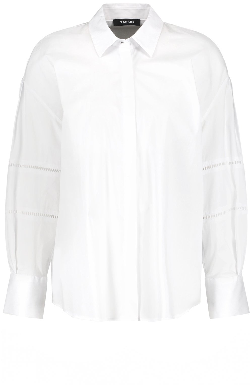 White Puff Sleeve Shirt