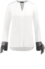 White Silky Blouse