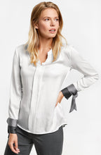 White Silky Blouse