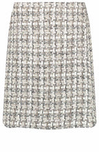 Wrap Over Effect Woven Check Skirt
