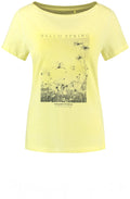 Yellow Hello Spring T Shirt