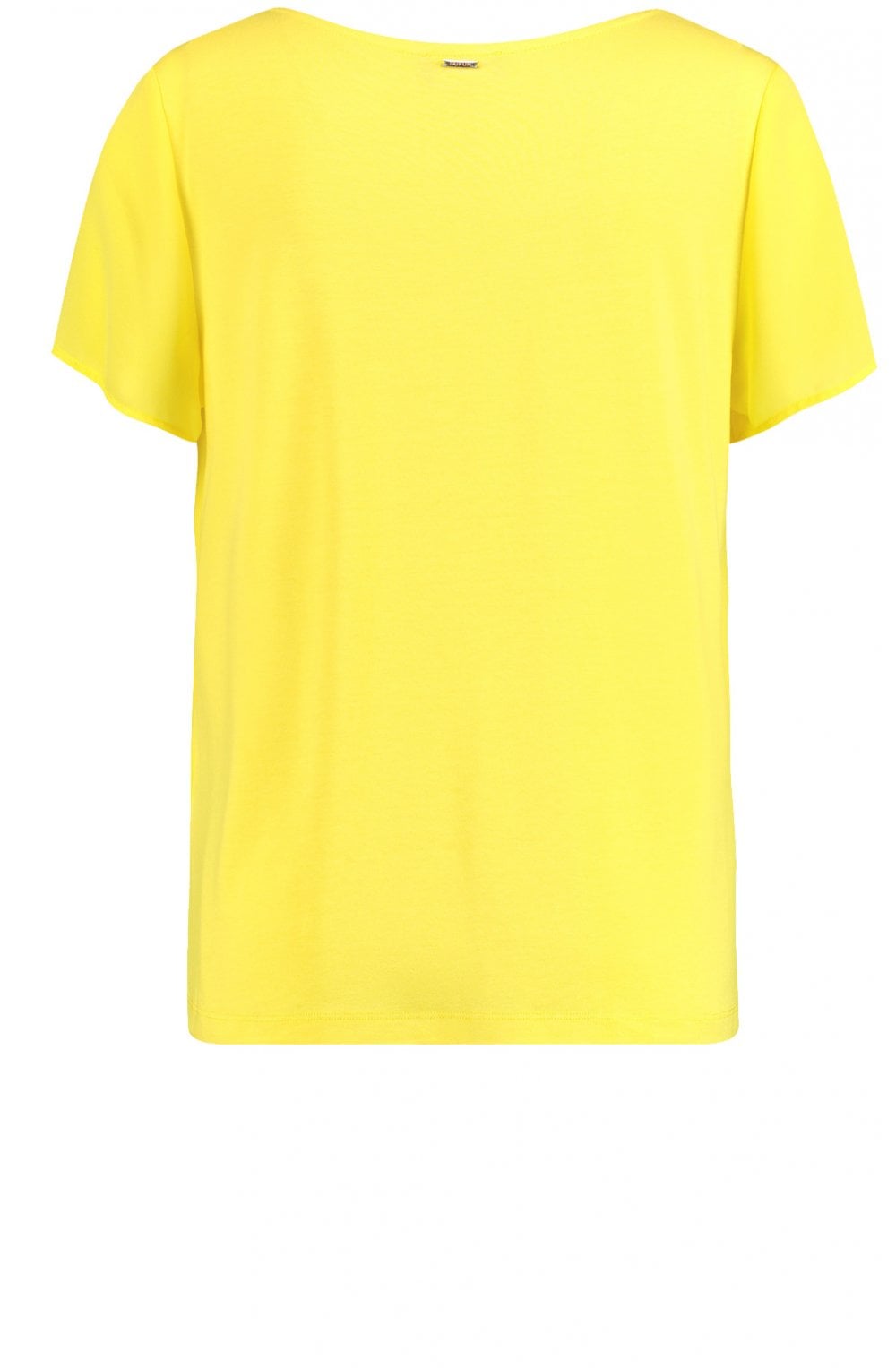 Yellow V Neck Blouse