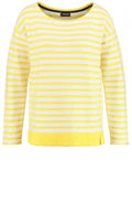 Yellow & White Striped Jumper