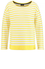 Yellow & White Striped Jumper
