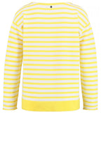 Yellow & White Striped Jumper