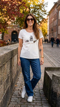 Simply Glamorous Front Design T-Shirt