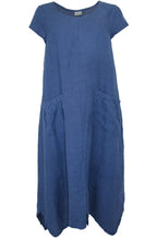 Blue Linen Dress
