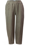 Earth Linen Ankle Length Trousers