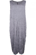 Grey Crinkle Jersey Dress