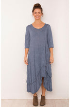 Grey Crinkle Jersey Dress