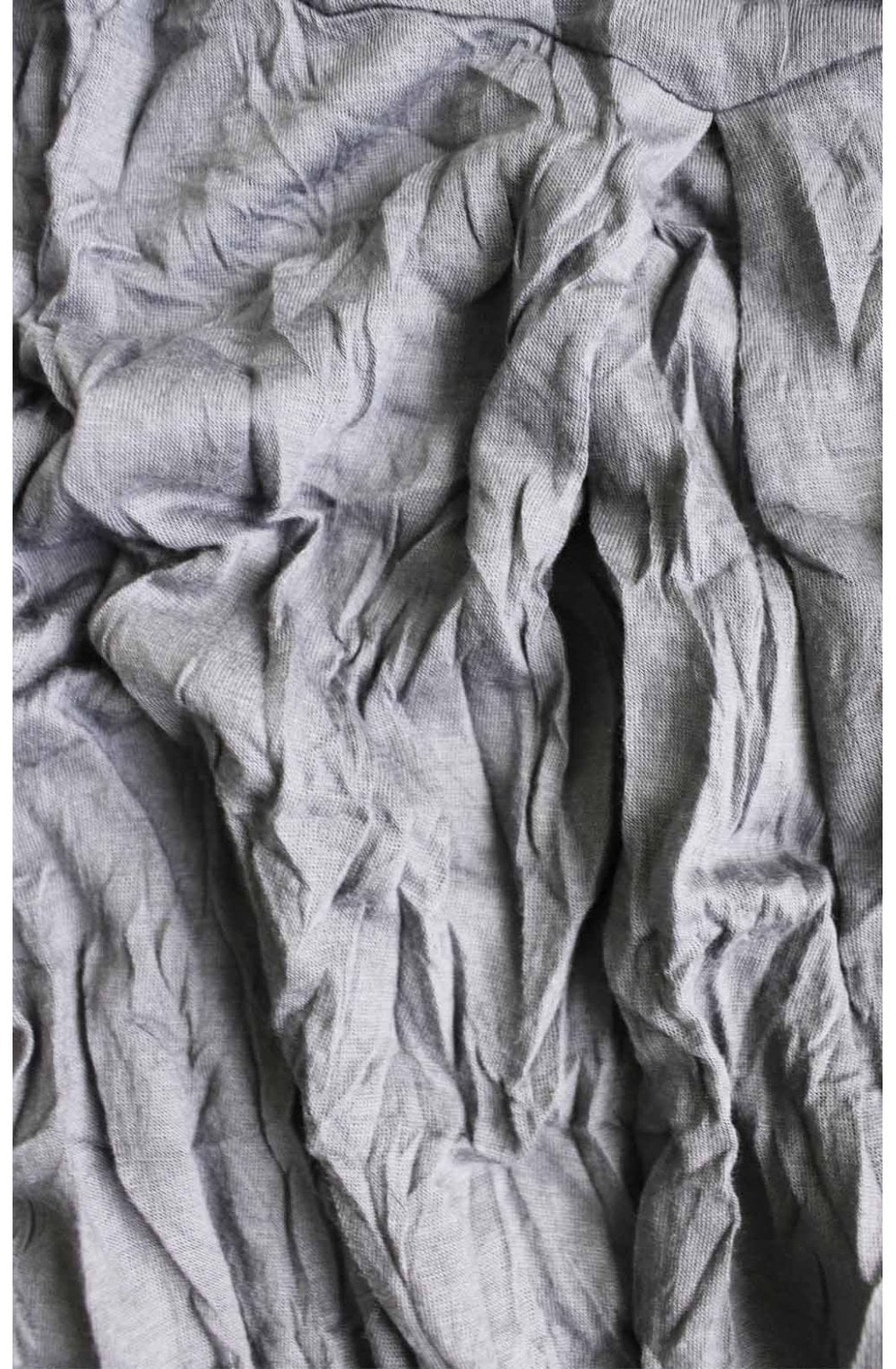 Grey Crinkle Jersey Dress