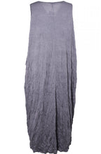 Grey Crinkle Jersey Dress