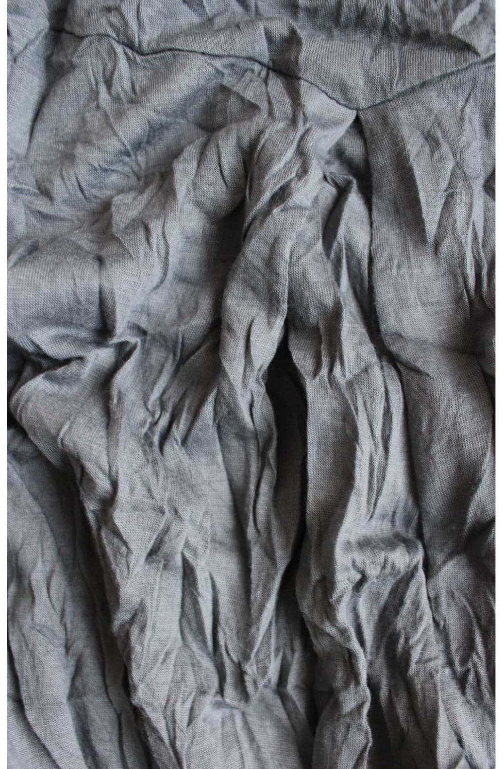 Grey Crinkle Jersey Jacket