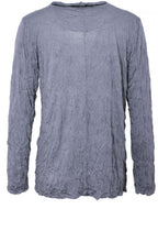 Grey Crinkle Jersey Jacket