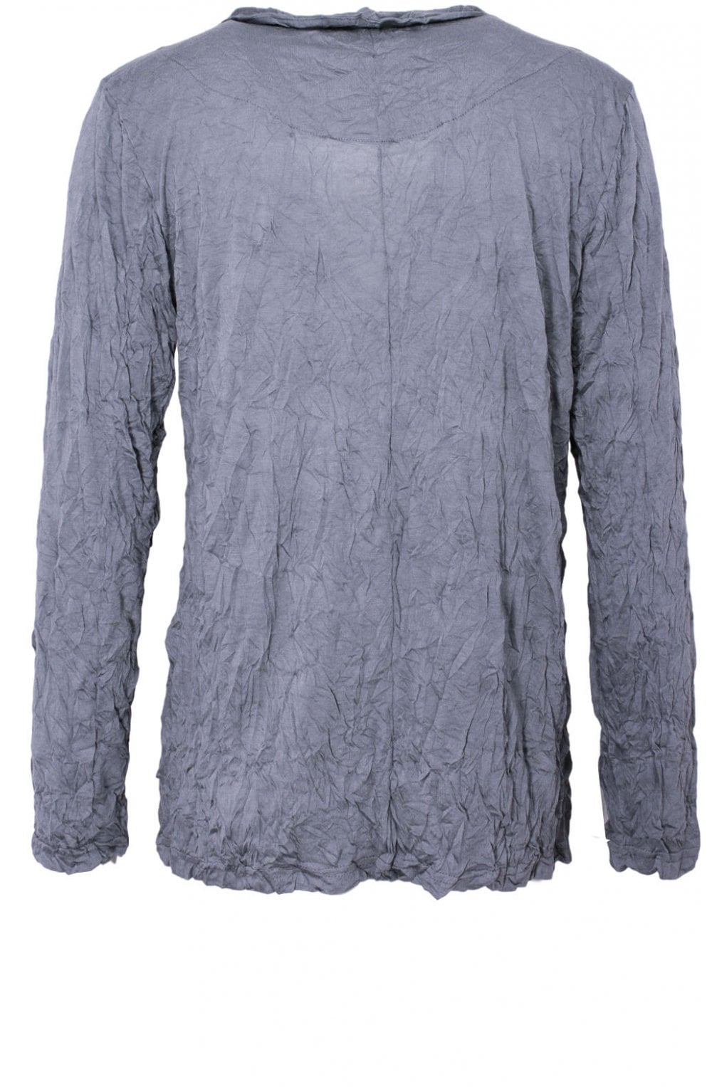 Grey Crinkle Jersey Jacket