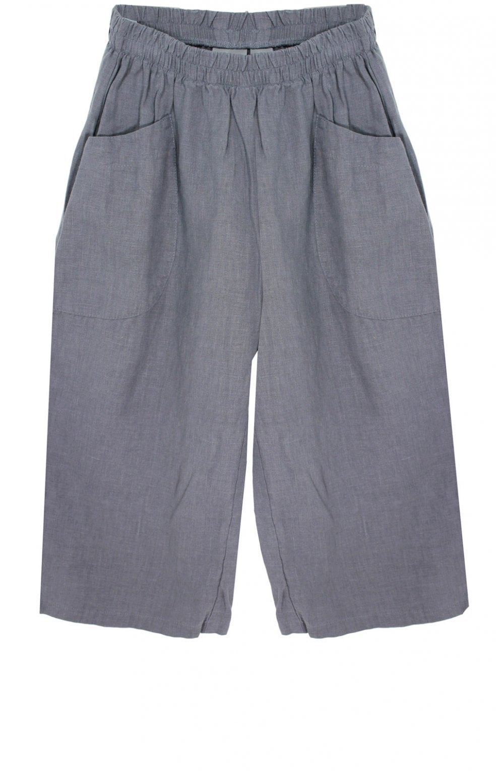 Grey Linen Culottes
